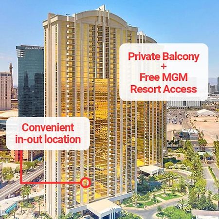 Lady Luck'S Vista - Private Balcony - Full Kitchen - Two Full Baths - Jetted Tub - Full Mgm Grand Resort Access W No Resort Fee At Mgm Signature Las Vegas Zewnętrze zdjęcie